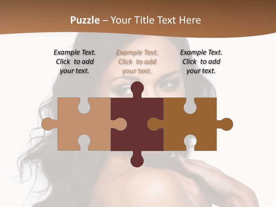 Sand Sad Woman PowerPoint Template