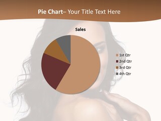 Sand Sad Woman PowerPoint Template