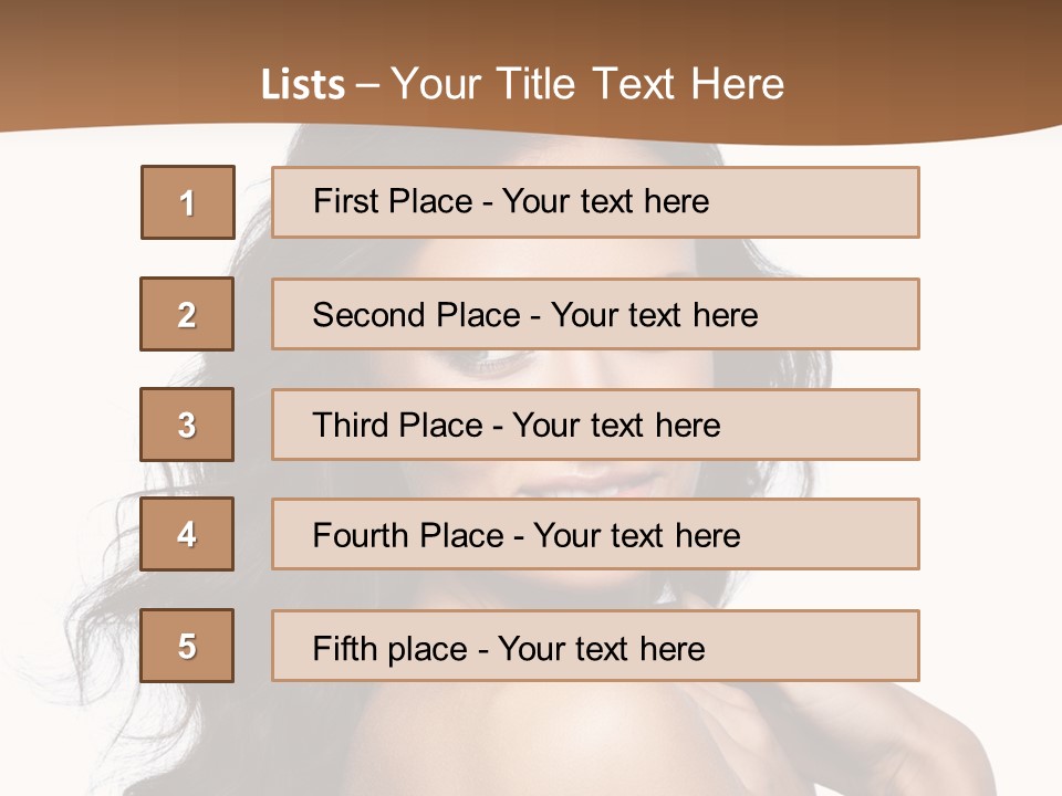 Sand Sad Woman PowerPoint Template