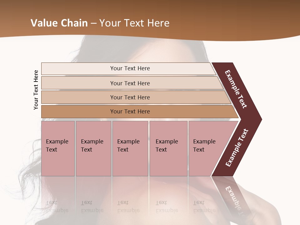 Sand Sad Woman PowerPoint Template