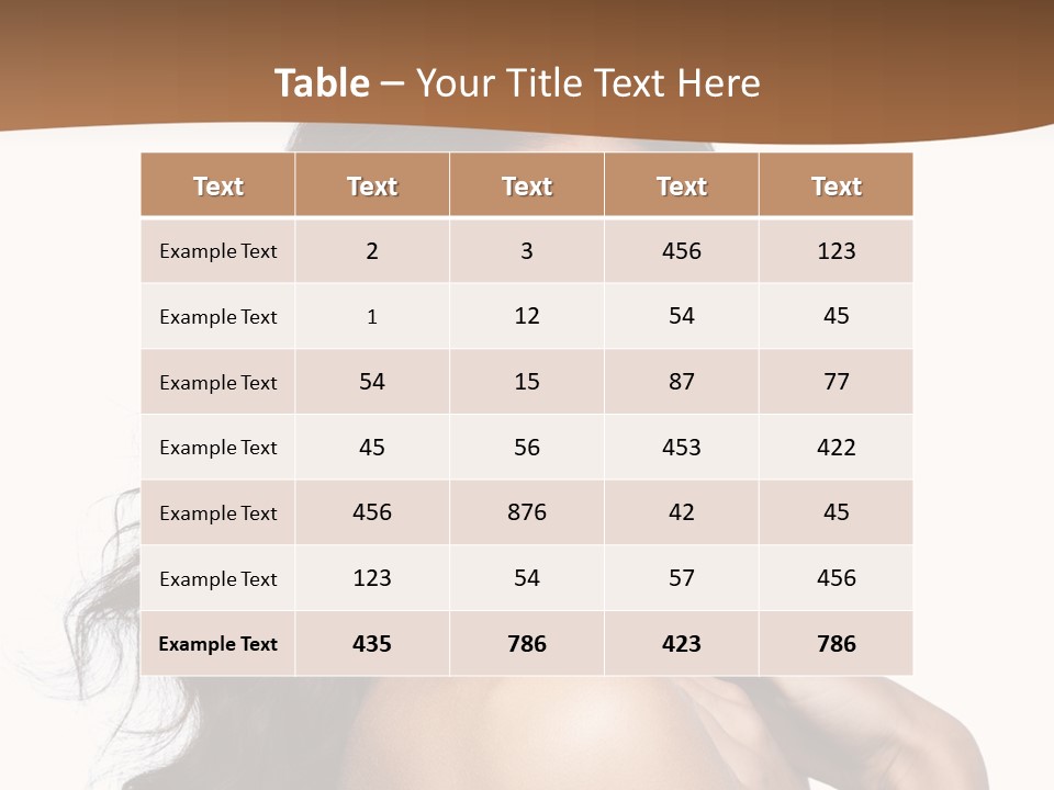 Sand Sad Woman PowerPoint Template