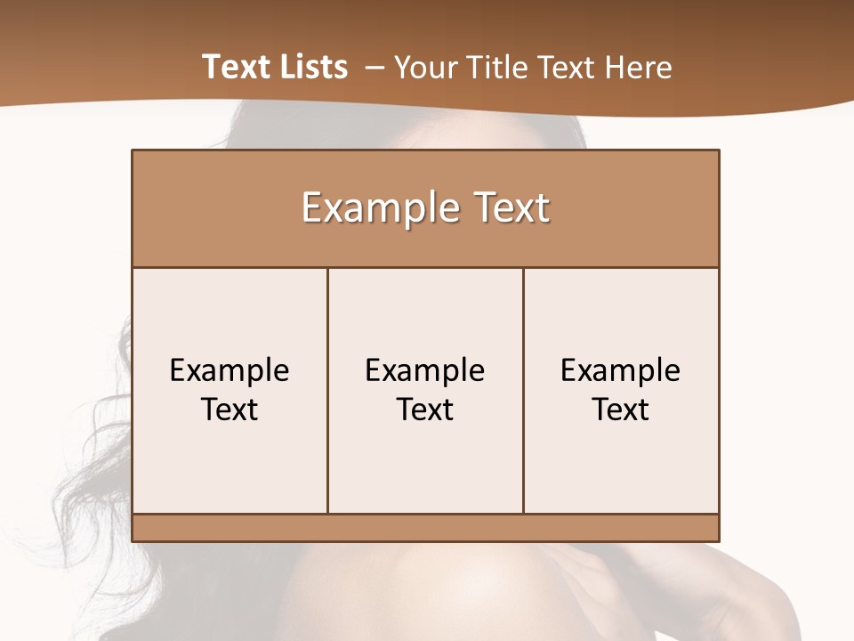 Sand Sad Woman PowerPoint Template