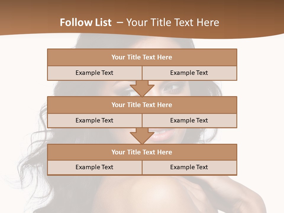 Sand Sad Woman PowerPoint Template