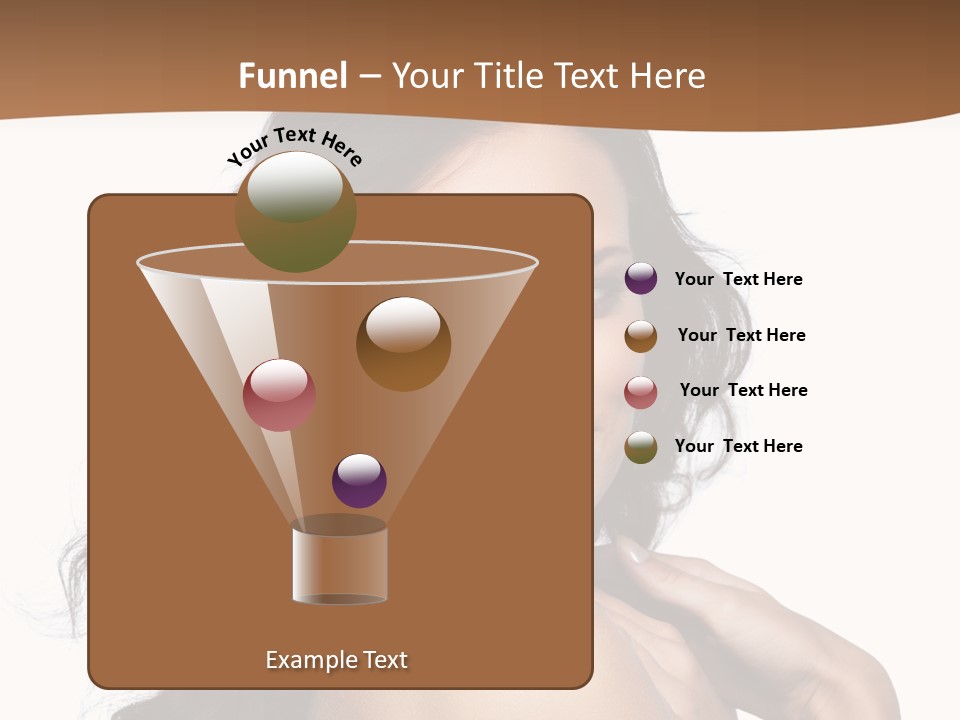 Sand Sad Woman PowerPoint Template