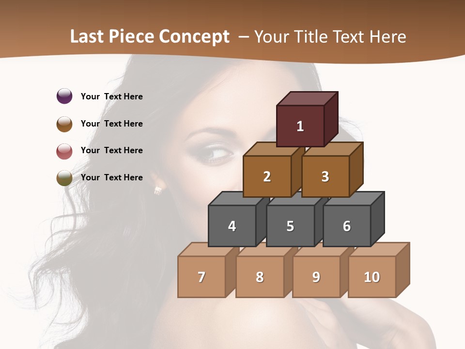 Sand Sad Woman PowerPoint Template