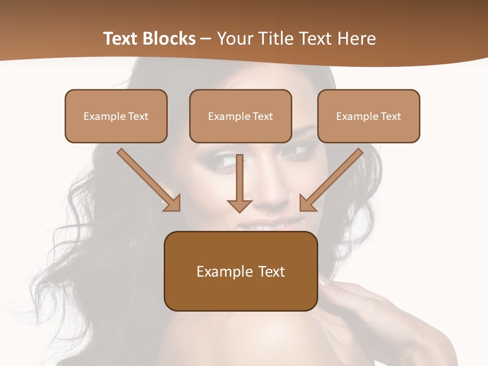 Sand Sad Woman PowerPoint Template
