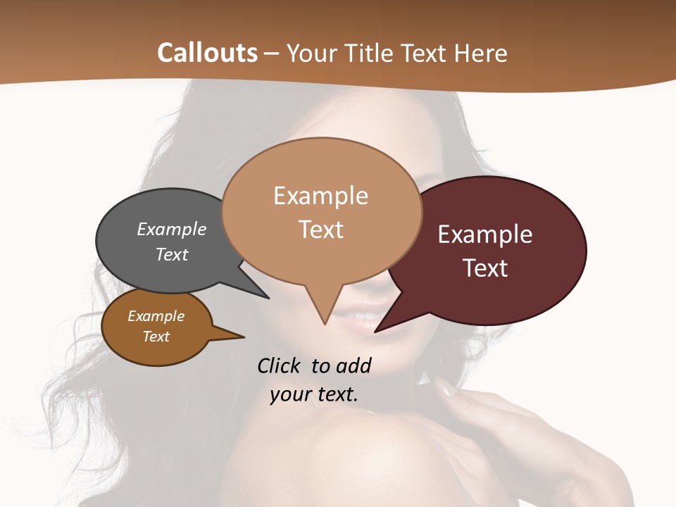 Sand Sad Woman PowerPoint Template