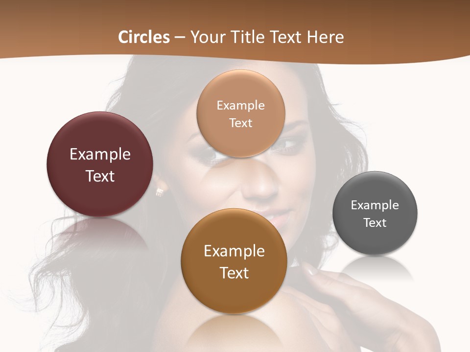 Sand Sad Woman PowerPoint Template