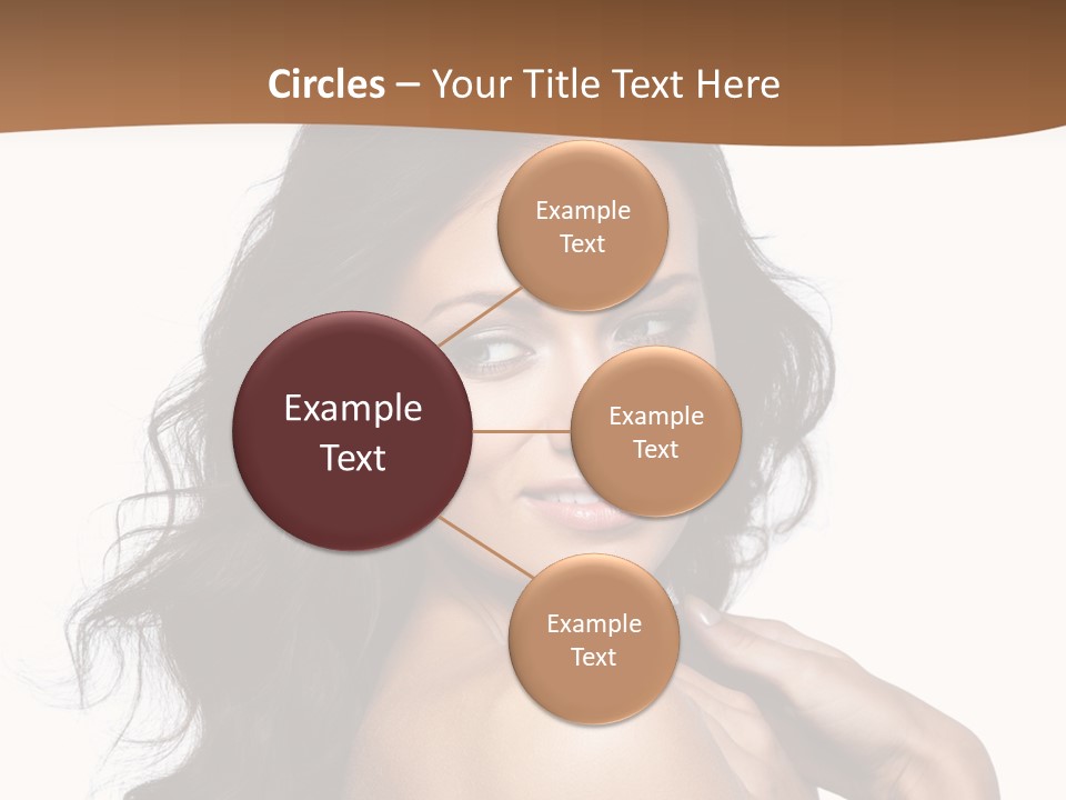 Sand Sad Woman PowerPoint Template