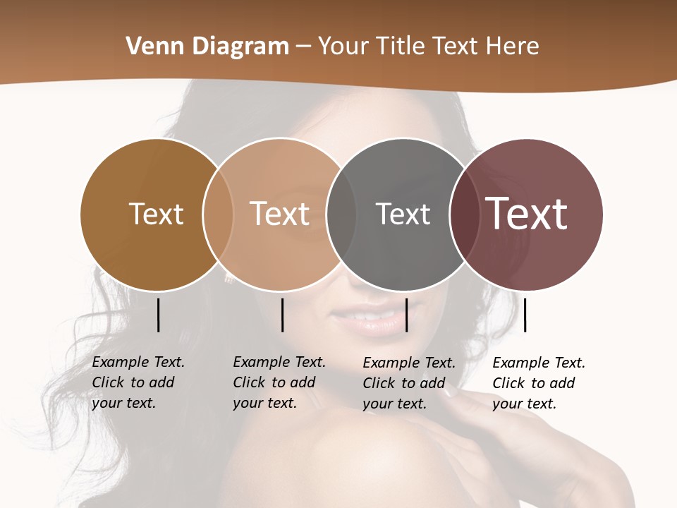 Sand Sad Woman PowerPoint Template