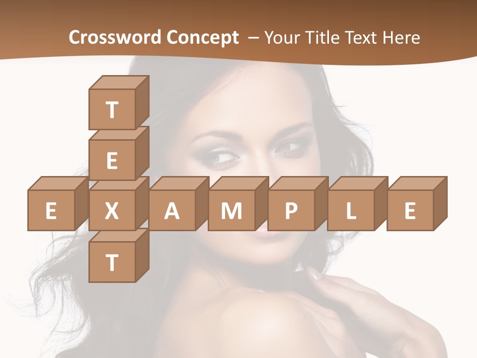 Sand Sad Woman PowerPoint Template