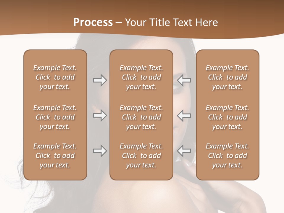 Sand Sad Woman PowerPoint Template