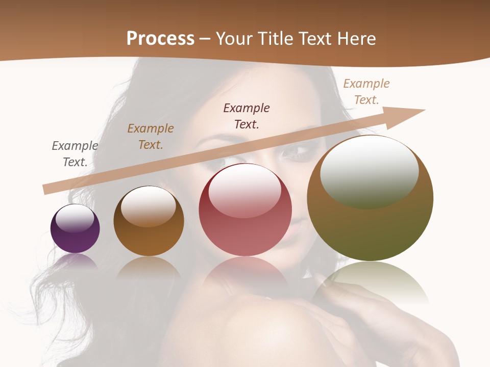 Sand Sad Woman PowerPoint Template