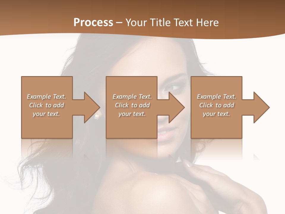 Sand Sad Woman PowerPoint Template