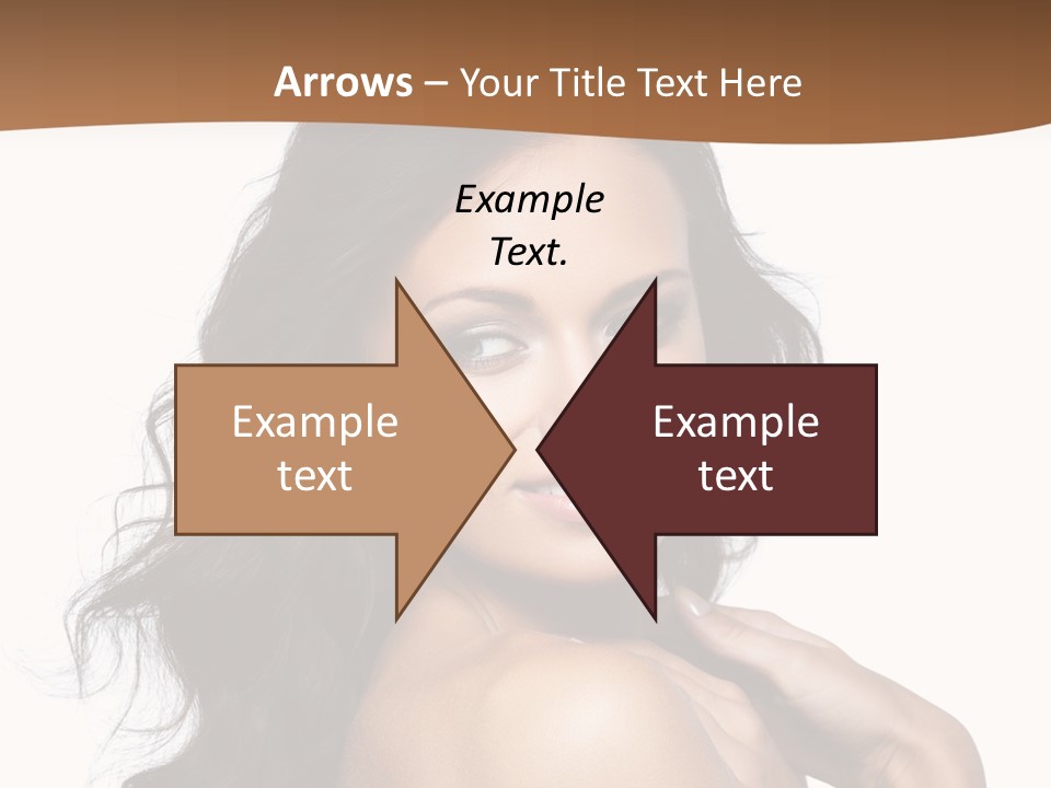 Sand Sad Woman PowerPoint Template