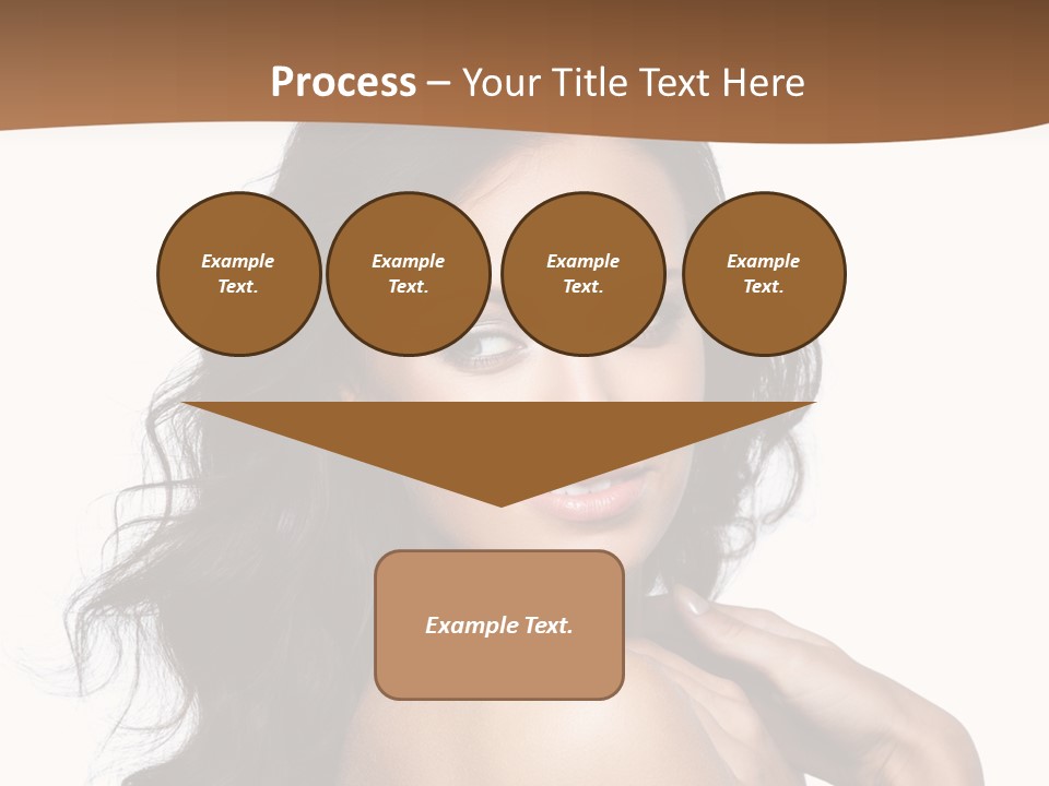 Sand Sad Woman PowerPoint Template