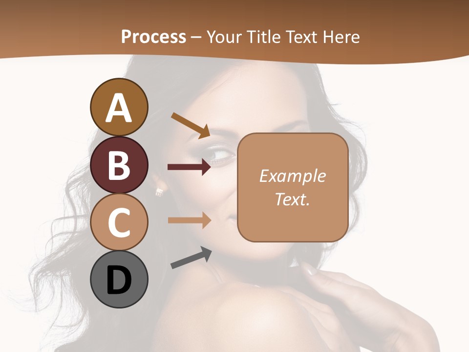 Sand Sad Woman PowerPoint Template