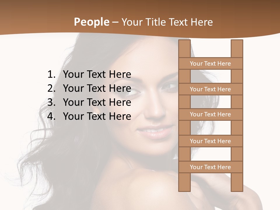 Sand Sad Woman PowerPoint Template