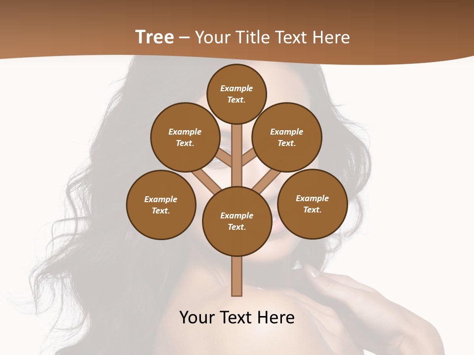 Sand Sad Woman PowerPoint Template