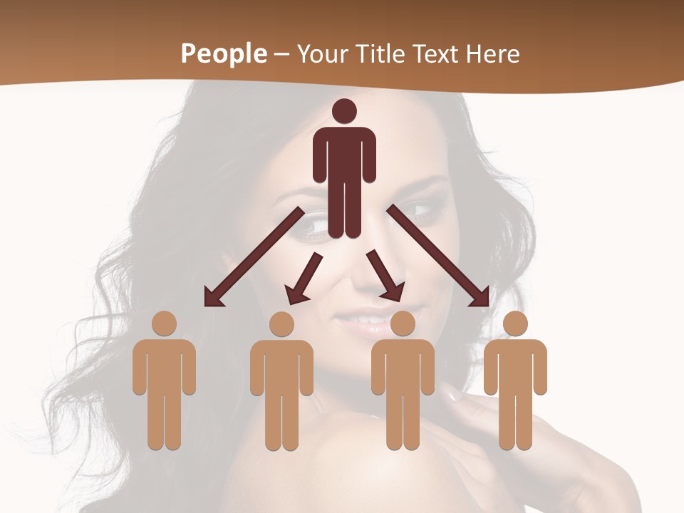 Sand Sad Woman PowerPoint Template