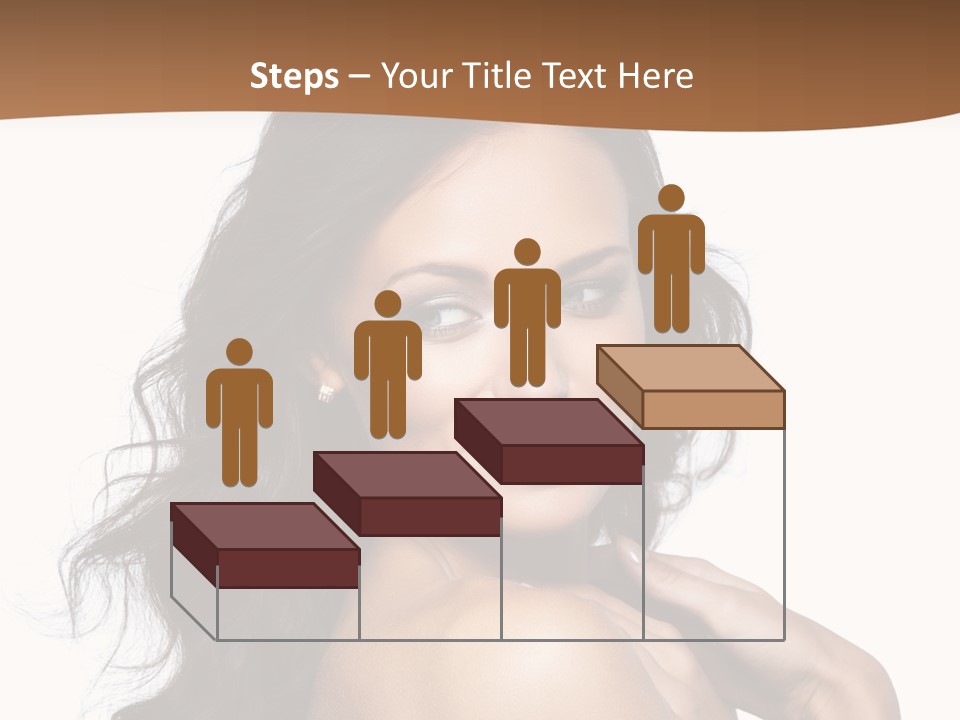 Sand Sad Woman PowerPoint Template