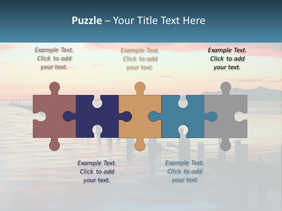 Sea Wellness Older PowerPoint Template