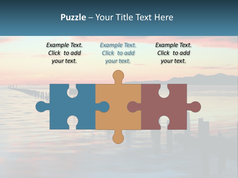 Sea Wellness Older PowerPoint Template