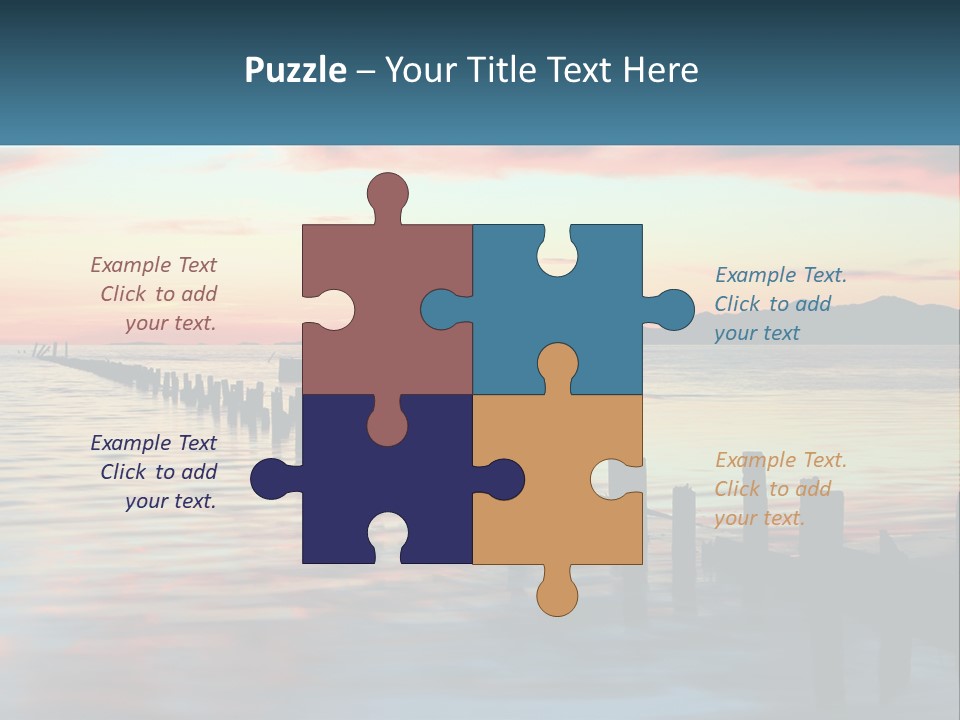 Sea Wellness Older PowerPoint Template