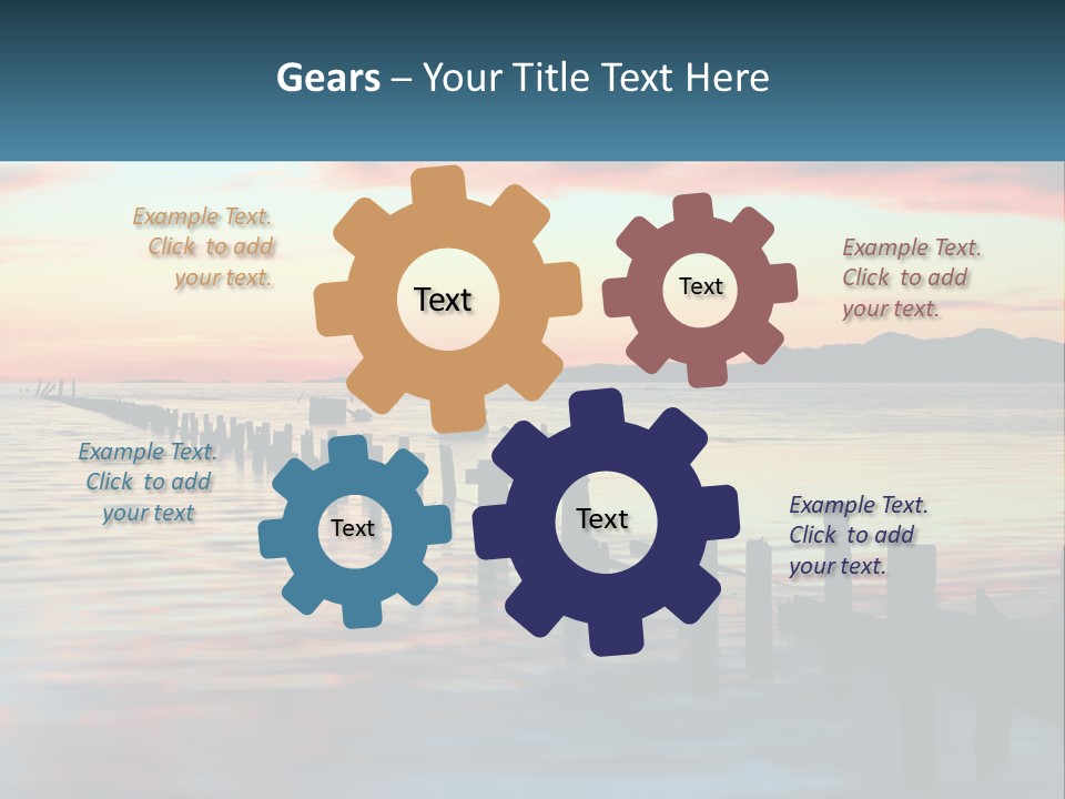 Sea Wellness Older PowerPoint Template