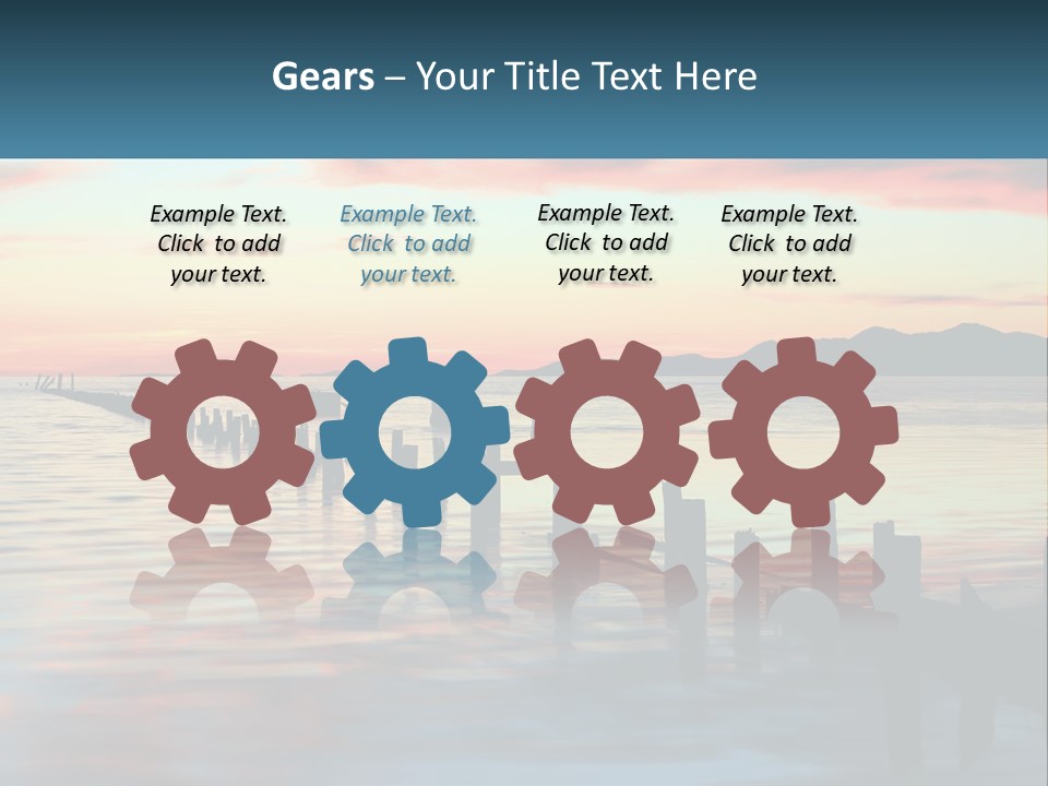 Sea Wellness Older PowerPoint Template