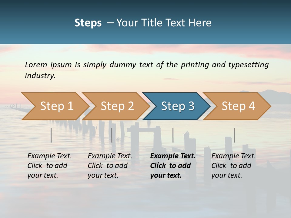 Sea Wellness Older PowerPoint Template