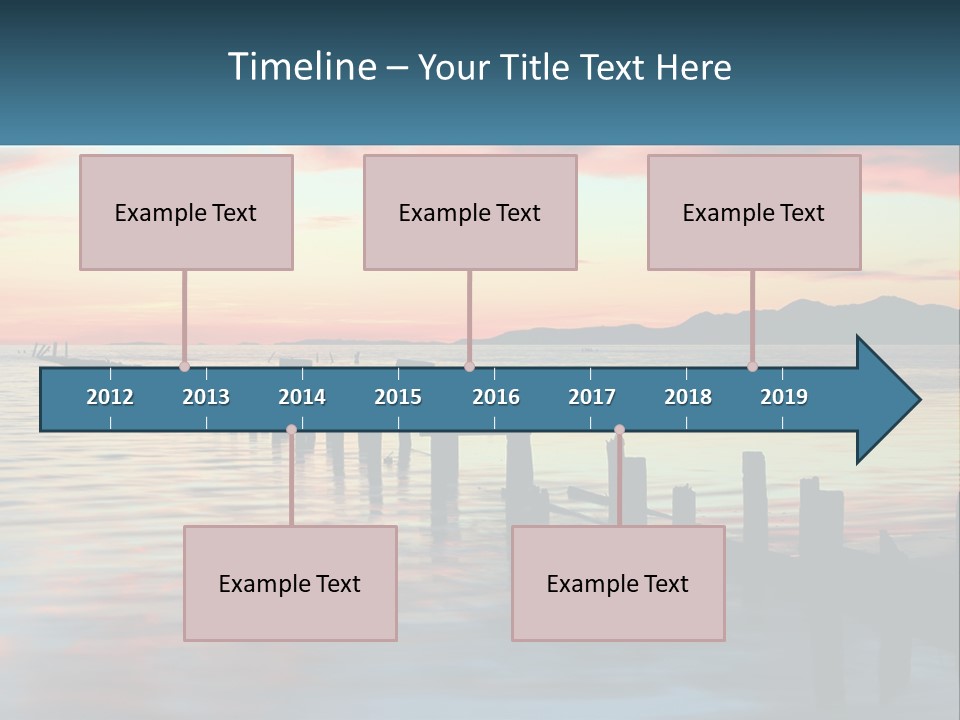 Sea Wellness Older PowerPoint Template