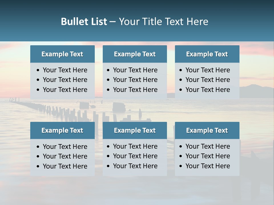 Sea Wellness Older PowerPoint Template