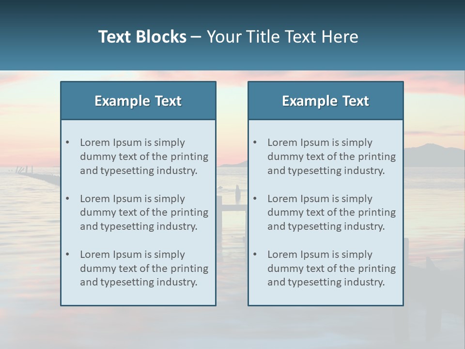 Sea Wellness Older PowerPoint Template