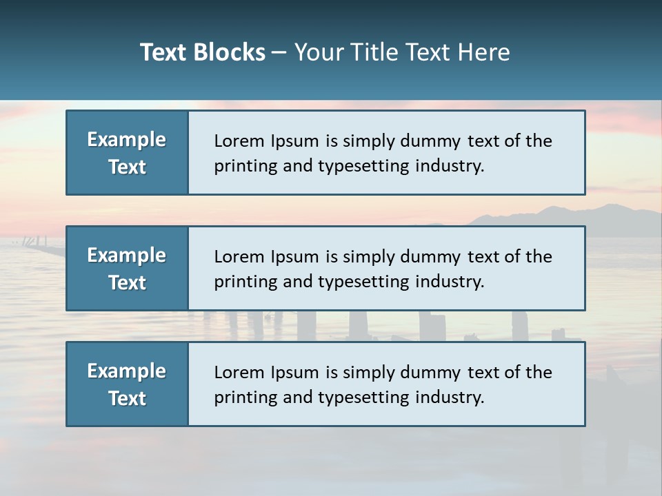 Sea Wellness Older PowerPoint Template