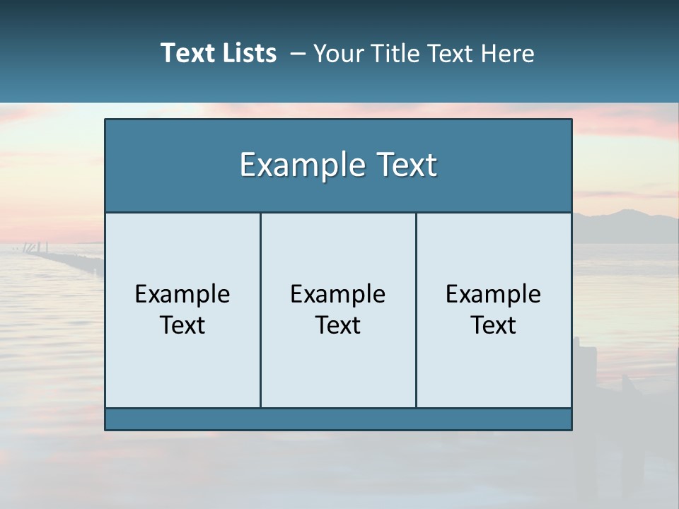 Sea Wellness Older PowerPoint Template