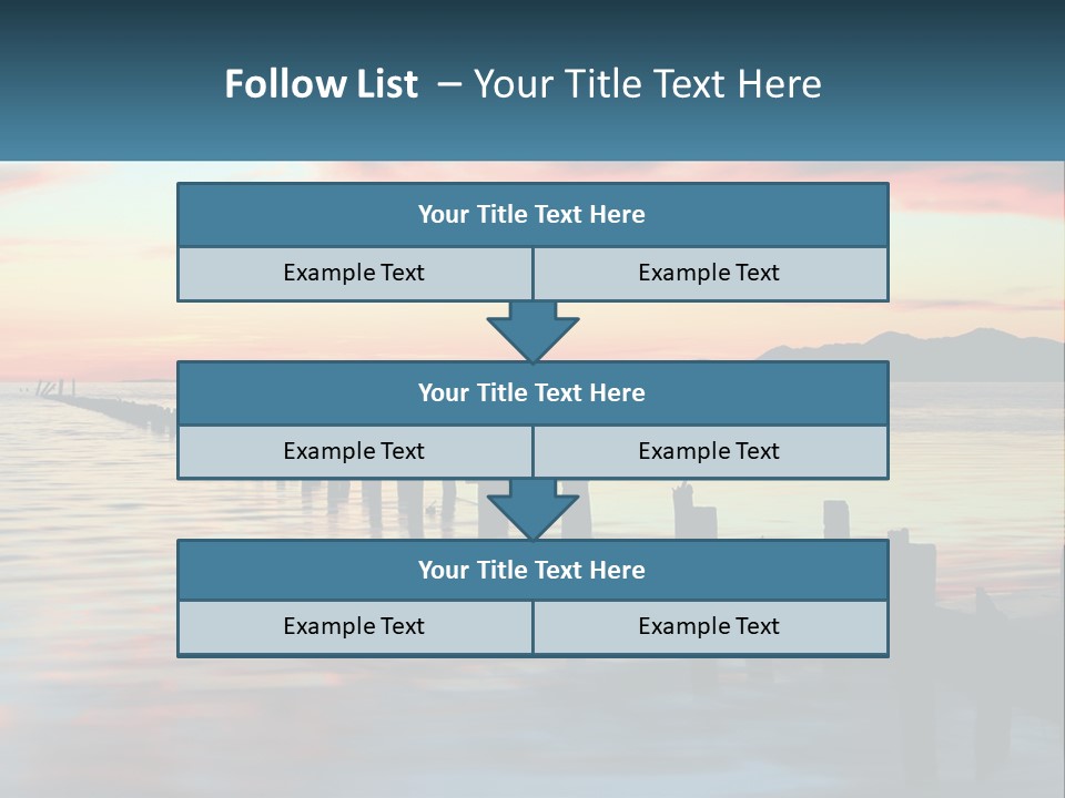 Sea Wellness Older PowerPoint Template