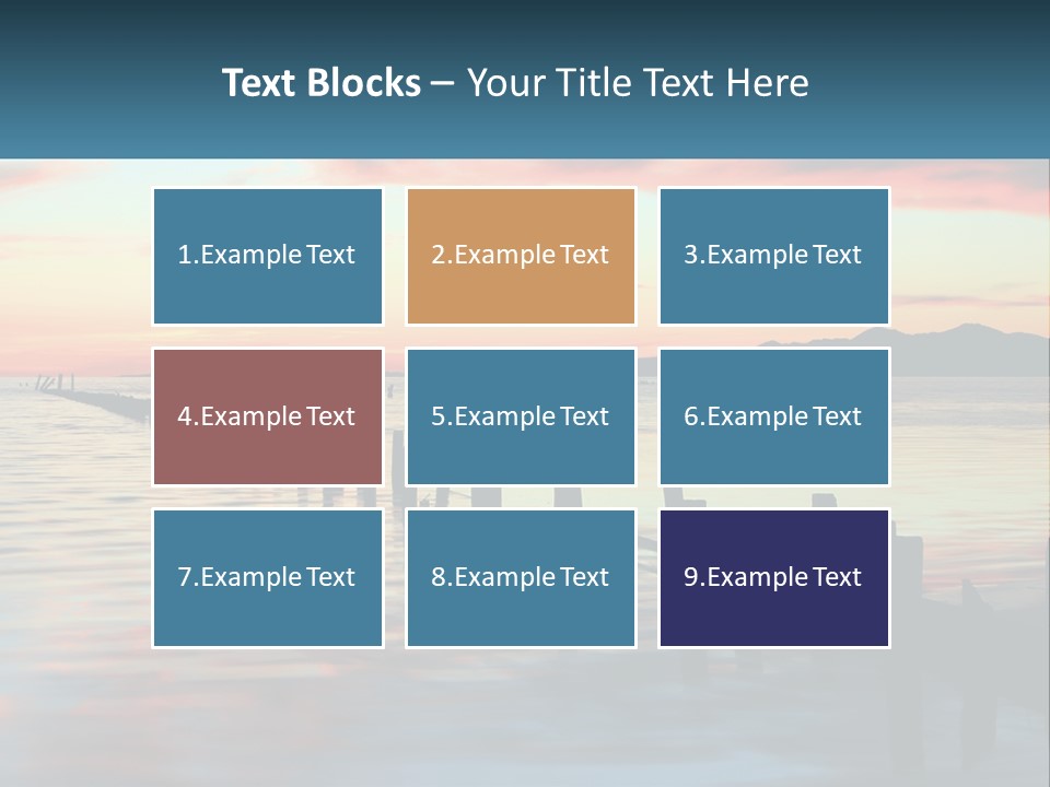 Sea Wellness Older PowerPoint Template