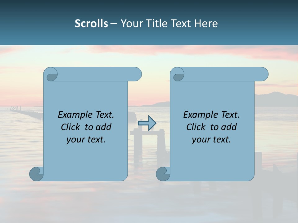 Sea Wellness Older PowerPoint Template