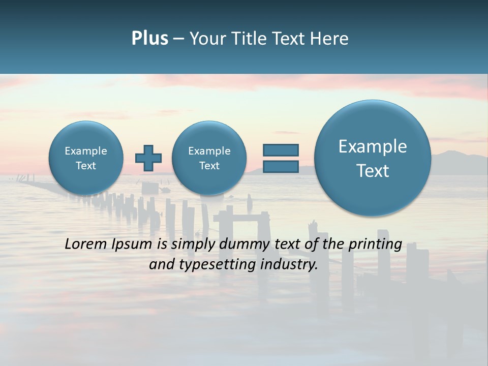 Sea Wellness Older PowerPoint Template