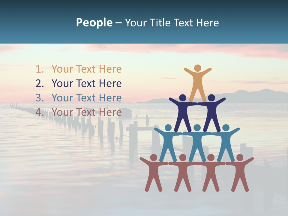 Sea Wellness Older PowerPoint Template