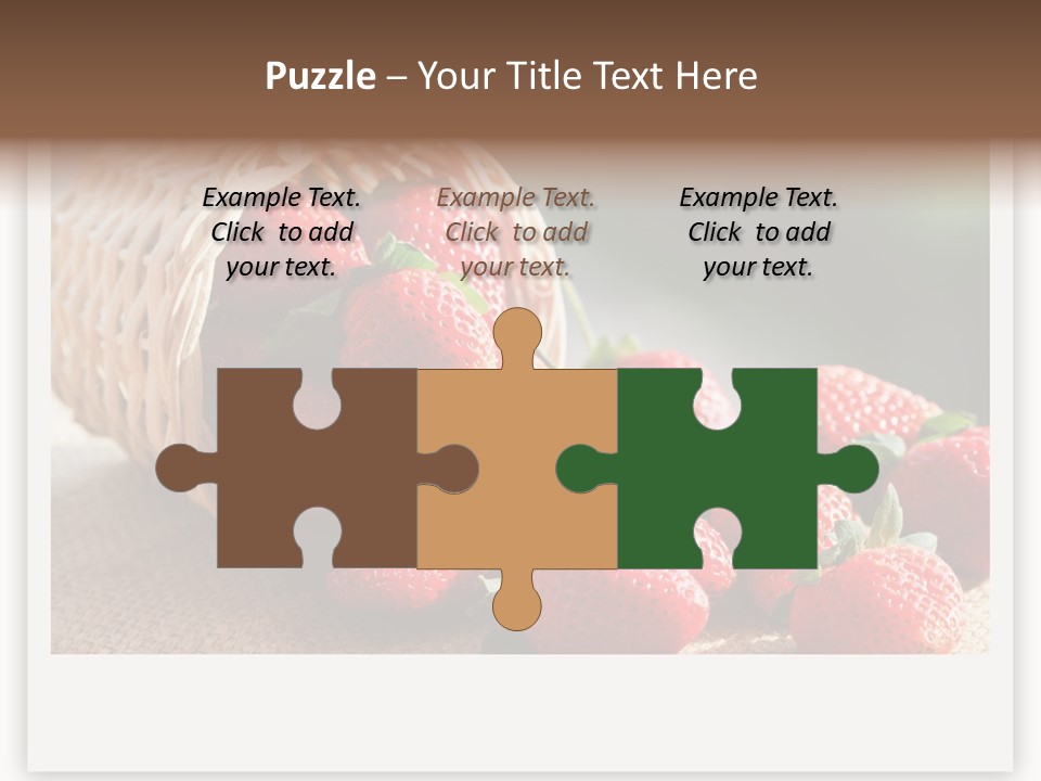 Senior Lifestyle Water PowerPoint Template