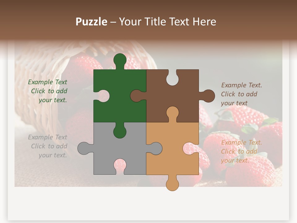 Senior Lifestyle Water PowerPoint Template