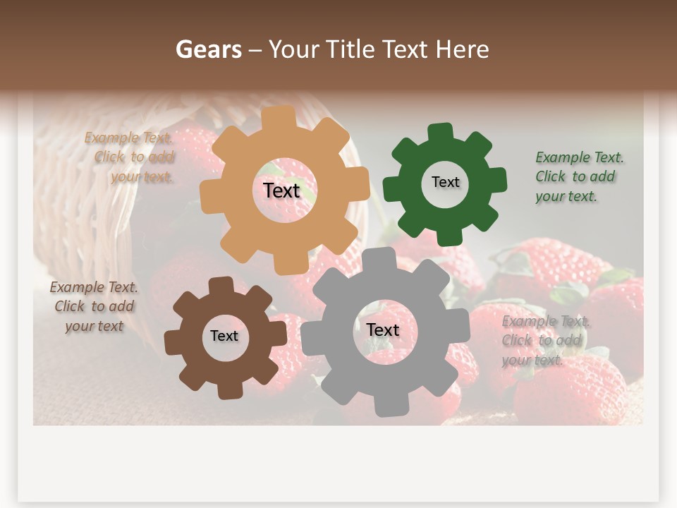 Senior Lifestyle Water PowerPoint Template