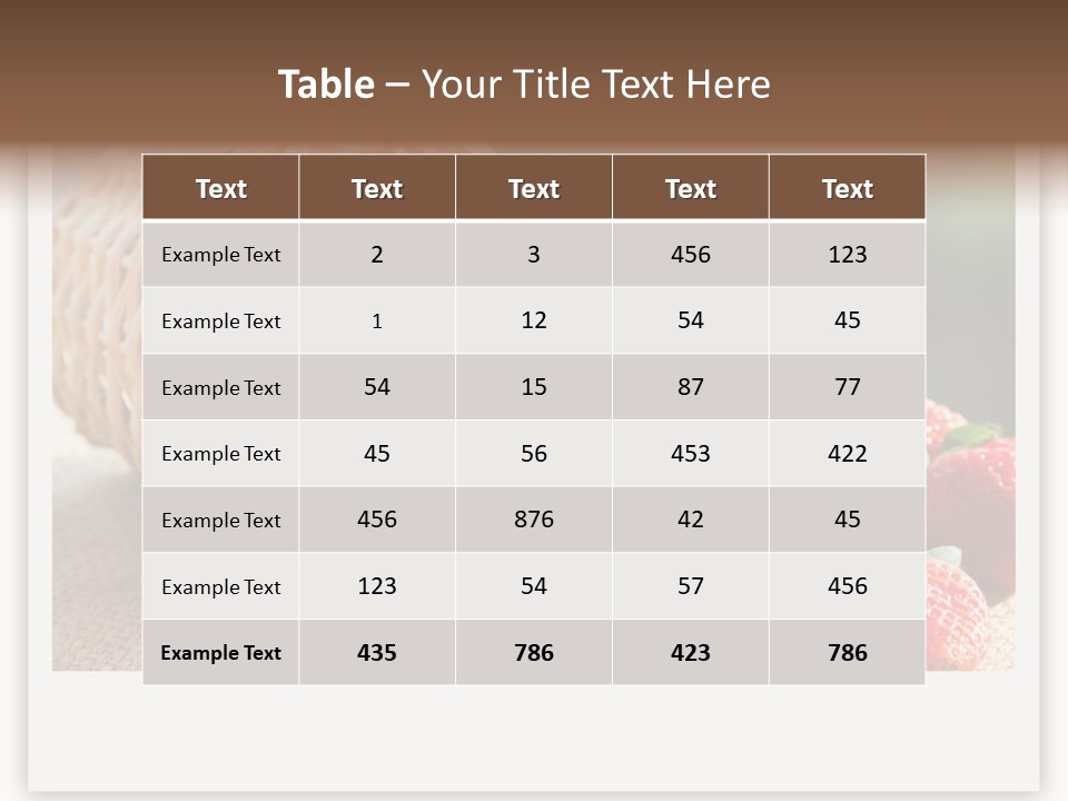 Senior Lifestyle Water PowerPoint Template