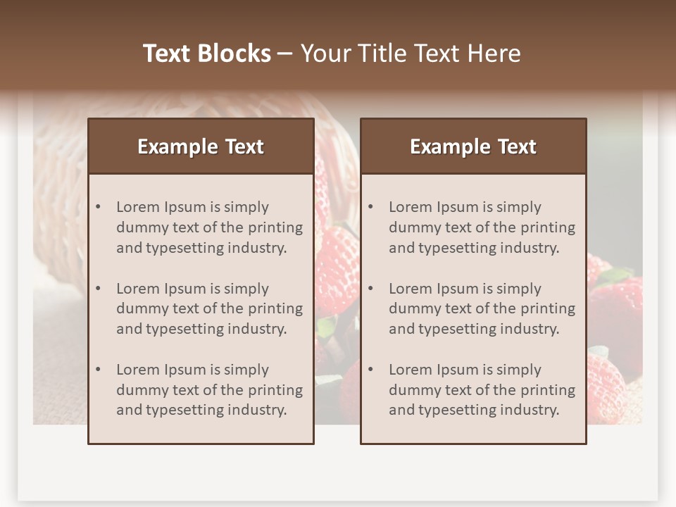 Senior Lifestyle Water PowerPoint Template