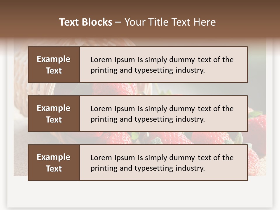 Senior Lifestyle Water PowerPoint Template