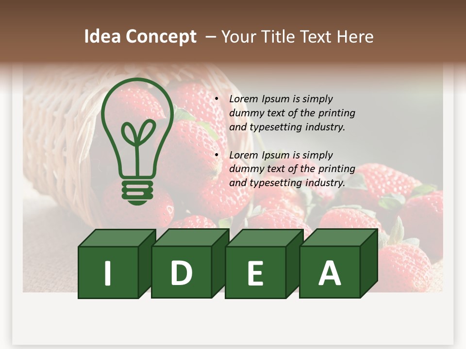 Senior Lifestyle Water PowerPoint Template