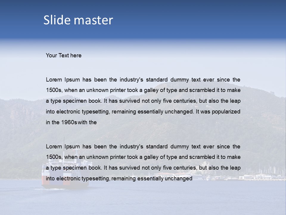 Life Old Sunset PowerPoint Template