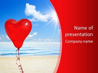 Family Coast Senior PowerPoint Template